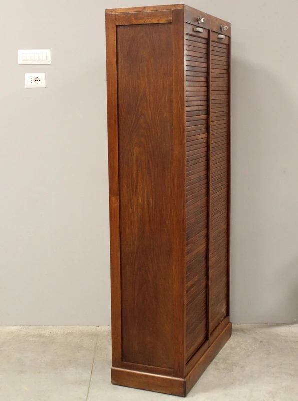 Antico classificatore serranda archivio schedario