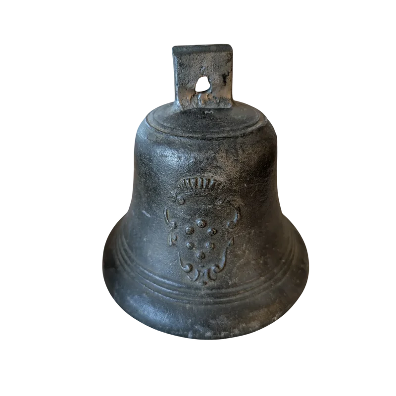 Cloche en bronze avec les armoiries des Médicis