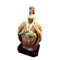 Importante Opera In Terracotta Dipinta MOLLICA Anni 30 firmata 35 Cm