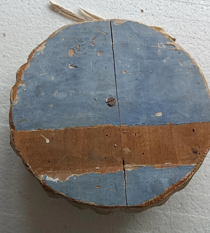 Antique baroque frieze, wooden rose window, Italy