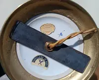 French ceramic lamp from the late 19th century.