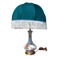 French ceramic lamp from the late 19th century.