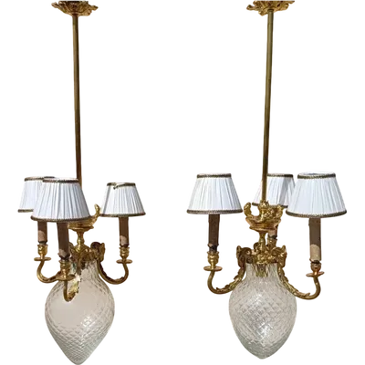Pair of chandeliers Umbertini 1840 Torino