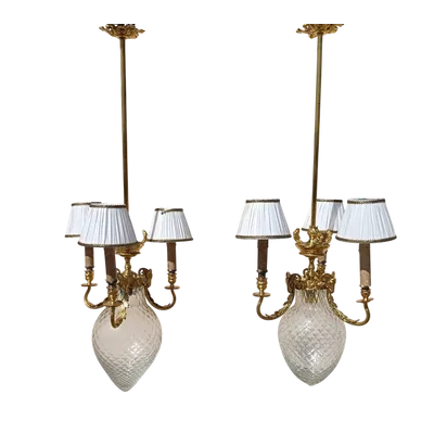 Pair of chandeliers Umbertini 1840 Torino