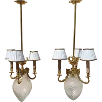 Coppia lampadari Umbertini 1840 Torino