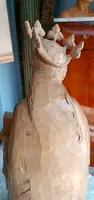 Antique wooden sculpture depicting St. Barbara h.70 cm
