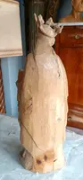 Antique wooden sculpture depicting St. Barbara h.70 cm