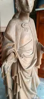 Antique wooden sculpture depicting St. Barbara h.70 cm