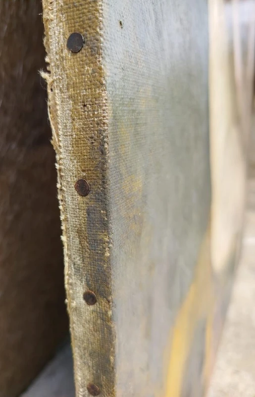 Oil on canvas depicting female nude , author Armando Spadini (Florence 1883 - Rome 1995) -