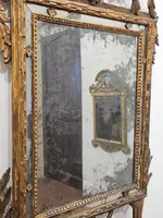 Imposing Louis XVI gilded wood mirror - 18th century