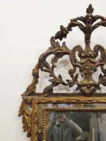 Imposing Louis XVI gilded wood mirror - 18th century