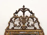 Imposing Louis XVI gilded wood mirror - 18th century