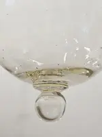 Lustre en fer forgé et verre, années 1950