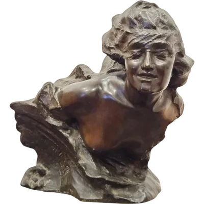 Bronze signed G. Parente on marble base - late 19th century