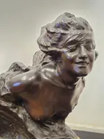 Bronzo firmato G. Parente su base in marmo – fine XIX