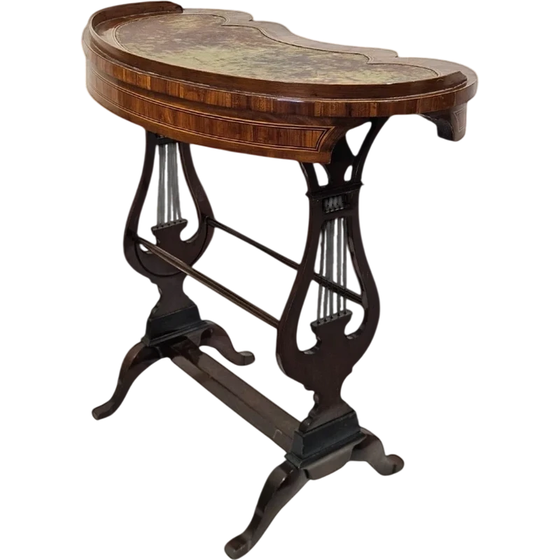 Paved and inlaid beanstalk coffee table - 18th century