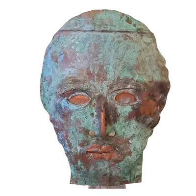 Maschera in rame 1970 Antoni Clavé