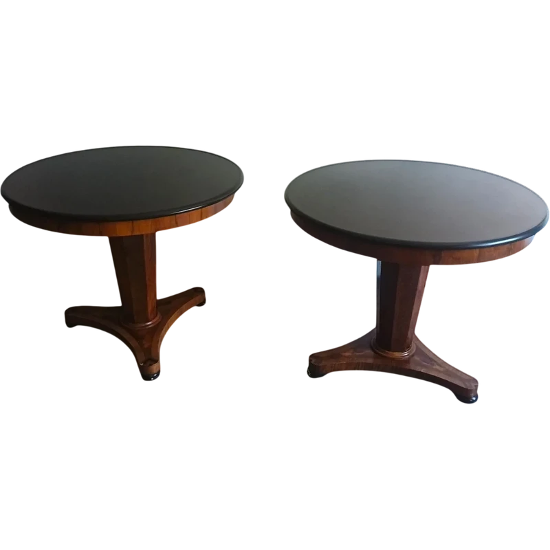Paire de tables conçues par l'architecte Piero Portalupi 1930