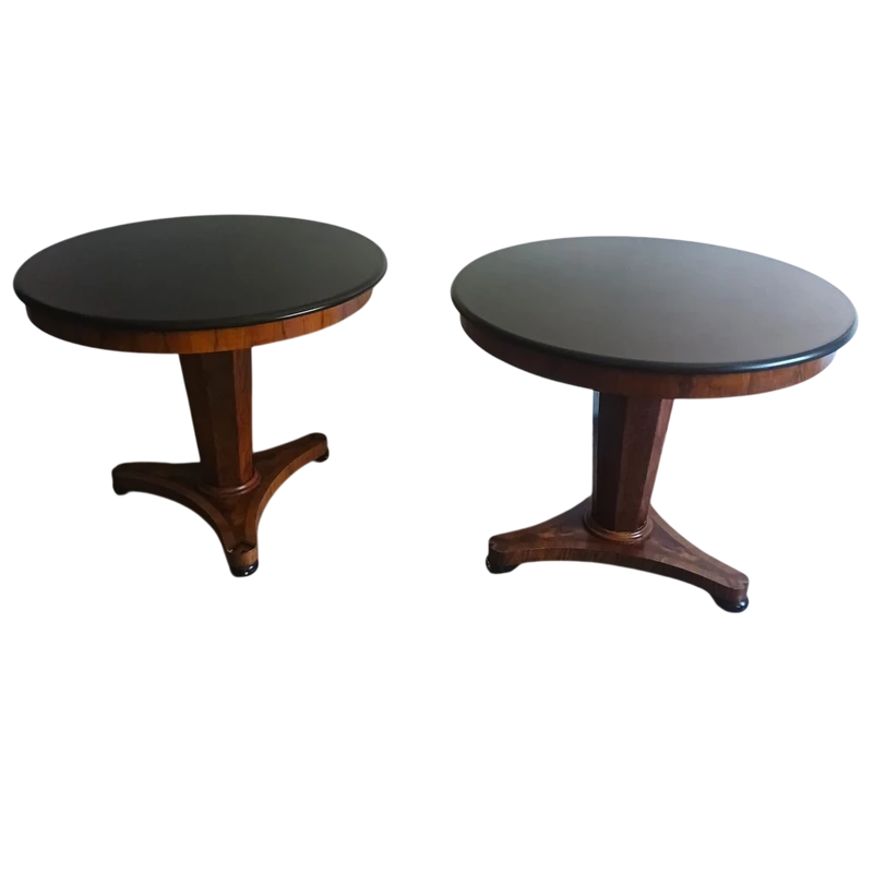 Paire de tables conçues par l'architecte Piero Portalupi 1930