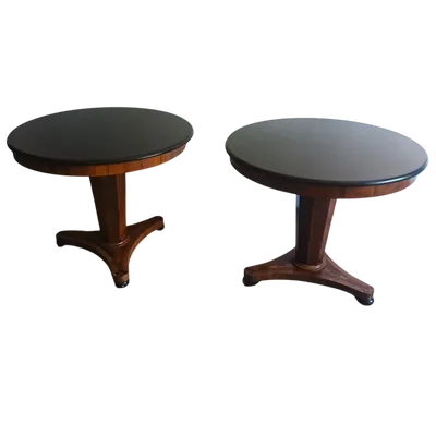 Coppia di tavoli su disegno dell'Architetto Piero Portalupi 1930