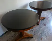 Paire de tables conçues par l'architecte Piero Portalupi 1930
