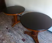 Paire de tables conçues par l'architecte Piero Portalupi 1930