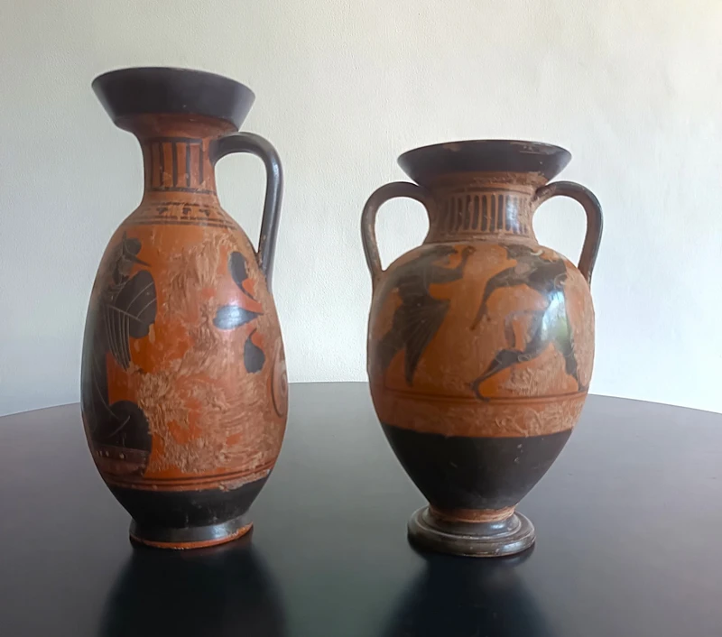 Coppia di vasi Grand Tour 800