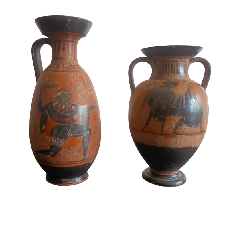 Coppia di vasi Grand Tour 800