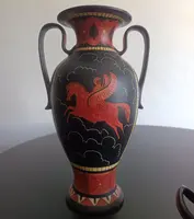 Trittico di vasi Deruta 1930