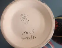 Trittico di vasi Deruta 1930