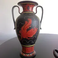 Trittico di vasi Deruta 1930