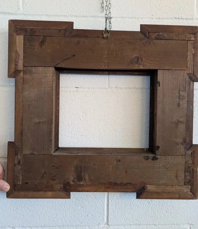 Guilloché Frame in Wood - Late 19th Century