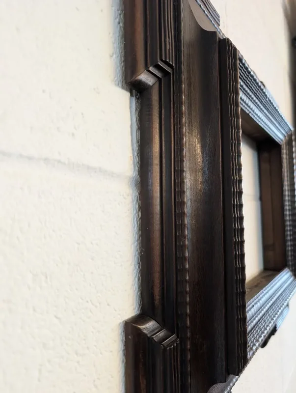 Guilloché Frame in Wood - Late 19th Century