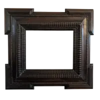 Guilloché Frame in Wood - Late 19th Century