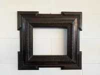 Guilloché Frame in Wood - Late 19th Century
