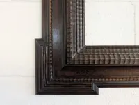 Guilloché Frame in Wood - Late 19th Century