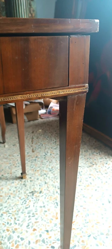 Antique writing table - sliding top - mahogany - Louis XVI