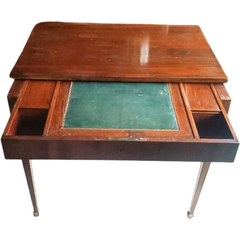 Antique writing table - sliding top - mahogany - Louis XVI