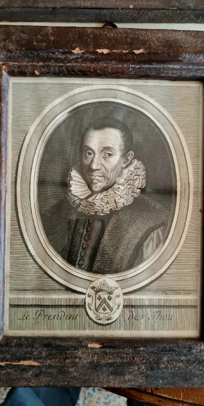 SIX 6 ETCHINGS ANTICE FRANCE 18TH CENTURY -PORTRAITS CHARACTERS-FRAMES