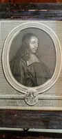 SIX 6 ETCHINGS ANTICE FRANCE 18TH CENTURY -PORTRAITS CHARACTERS-FRAMES