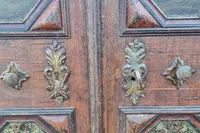 Armoire tyrolienne du 18e siècle avec peintures originales