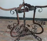 Vase en laiton gaufré 1910 Florence