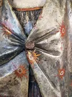 Large terracotta sculpture depicting madonna 17th century rome