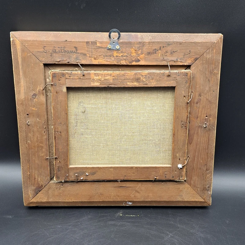 DIPINTO OLIO SU TELA DI JOSEPH-EUGENE GILBAULT 1848-1936