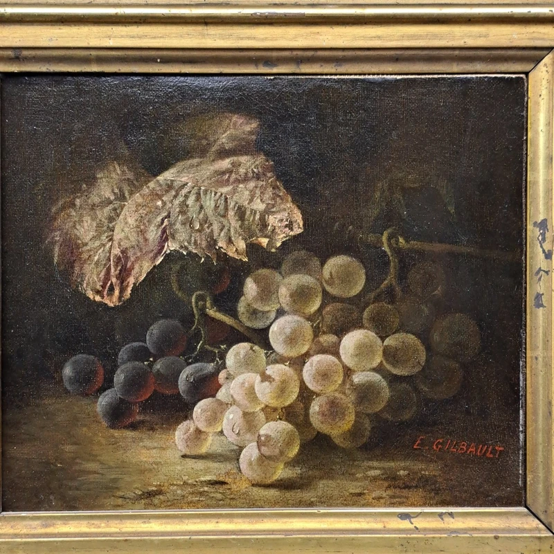 DIPINTO OLIO SU TELA DI JOSEPH-EUGENE GILBAULT 1848-1936