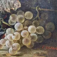 DIPINTO OLIO SU TELA DI JOSEPH-EUGENE GILBAULT 1848-1936