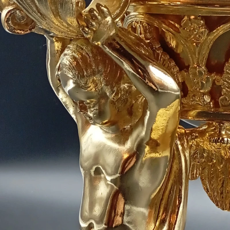 FIORIERA IN BRONZO DORATO DI EPOCA CARLO X