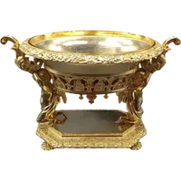 FIORIERA IN BRONZO DORATO DI EPOCA CARLO X