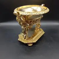 FIORIERA IN BRONZO DORATO DI EPOCA CARLO X