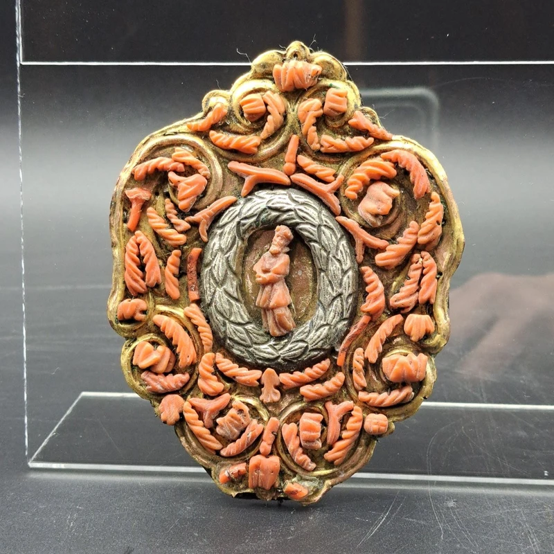 COPPIA DI PLACCHE DEVOZIONALI TRAPANI DELLA FINE DEL XVII SECOLO INIZI DEL XVIII SECOLO